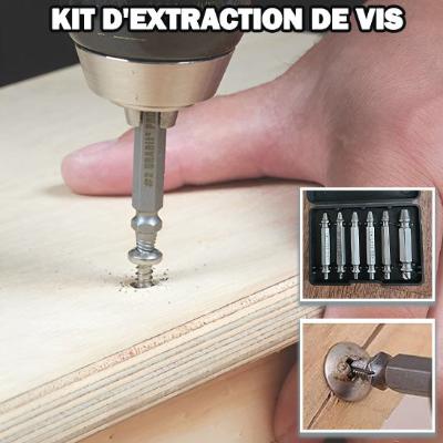Extracteur de vis 6 pièces - ScrewExtractor™